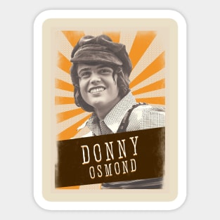 Vintage Asthetic Donny Osmond 80s Sticker